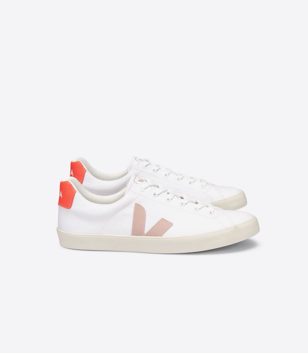 Veja Sneakers Womens - Esplar Se Canvas - White - 5603AXJCV